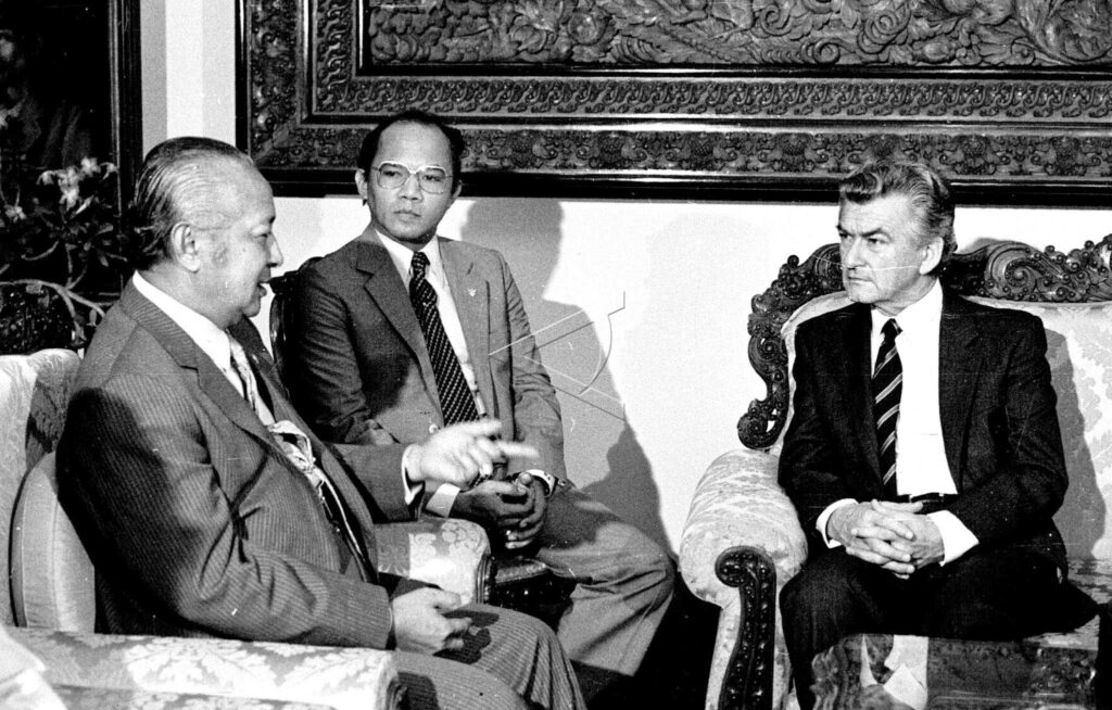 PRESIDENT SOEHARTO ON THE PRIME MINISTER OF AUSTRALIA VISITS