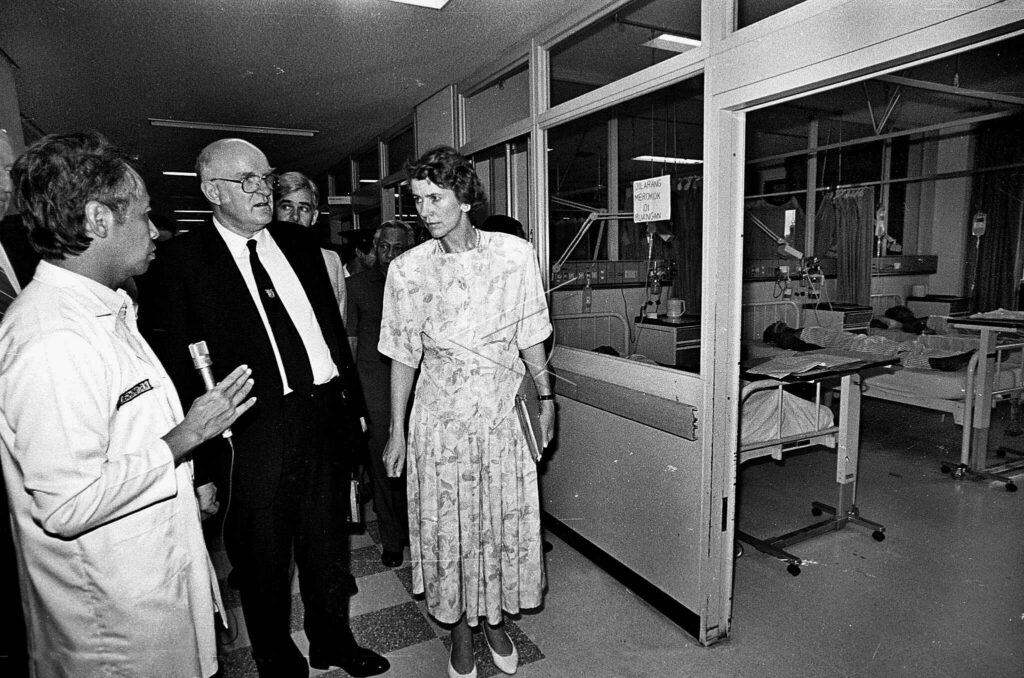 Britain’s Minister of Health visit RSCM