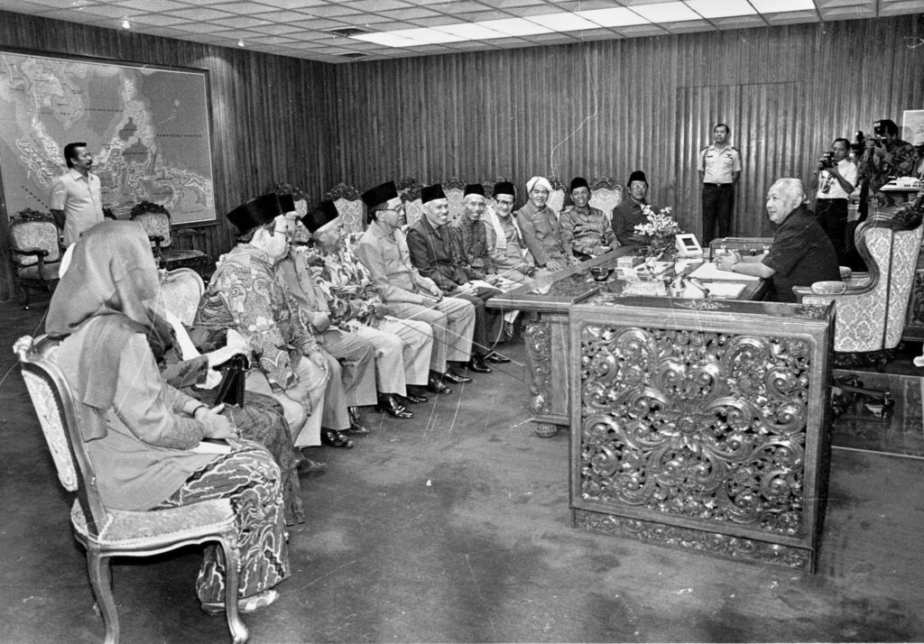 President Soeharto welcome PBNU