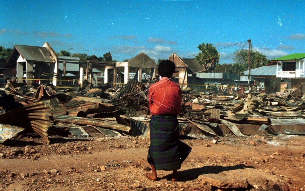 RUBBLE OF OEBOBO INPRES MARKET