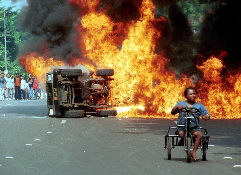 TNI VEHICLES BURNED MASS