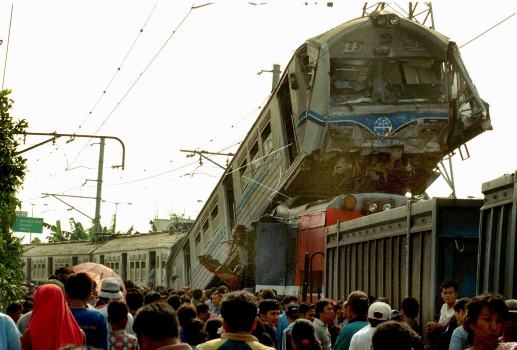 COAL TRAIN ACCIDENT IN JAKARTA