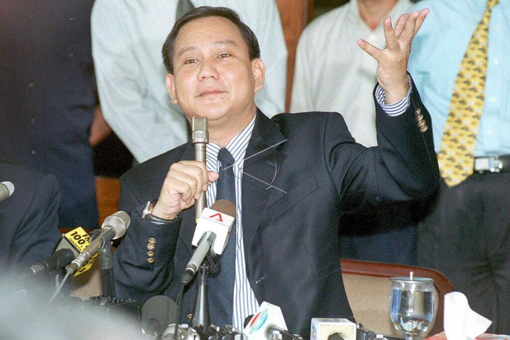 PRABOWO SUBIANTO DENIES THE INVOLVEMENT ON A BOMB CASE