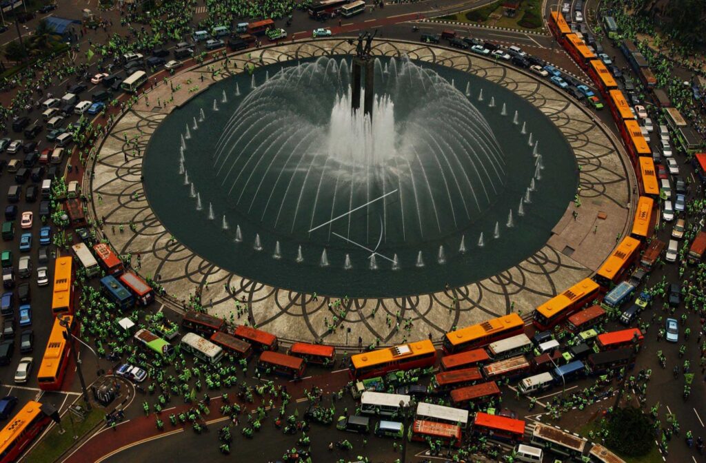 CONGESTION IN JAKARTA DURING CAMPAIGN