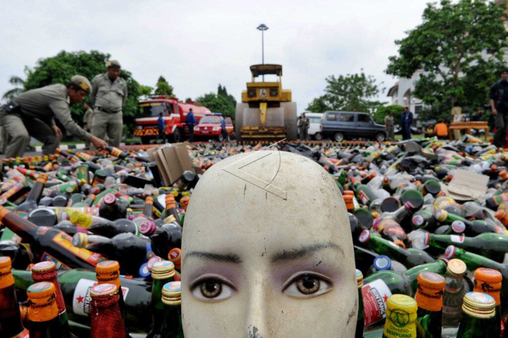 DESTRUCTION OF ALCOHOLIC BEVERAGES