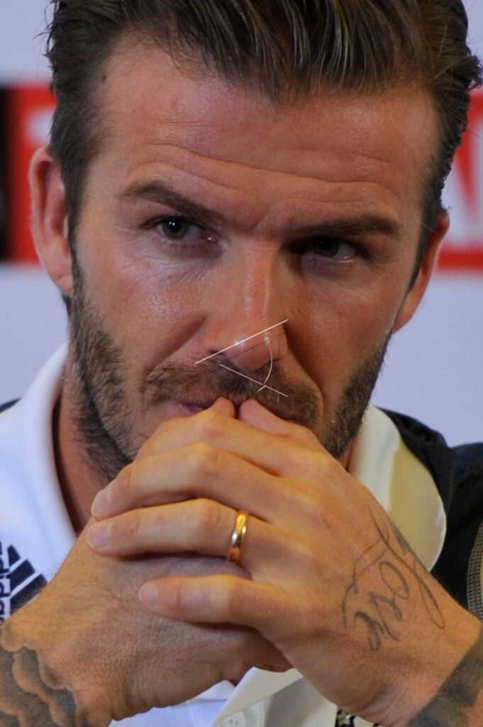 David Beckham with team LA Galaxy visit Indonesia