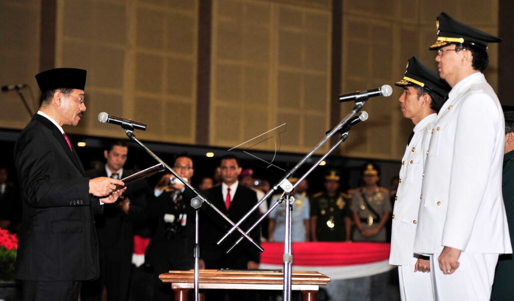 DKI Jakarta Governor period 2012-2017 Inauguration