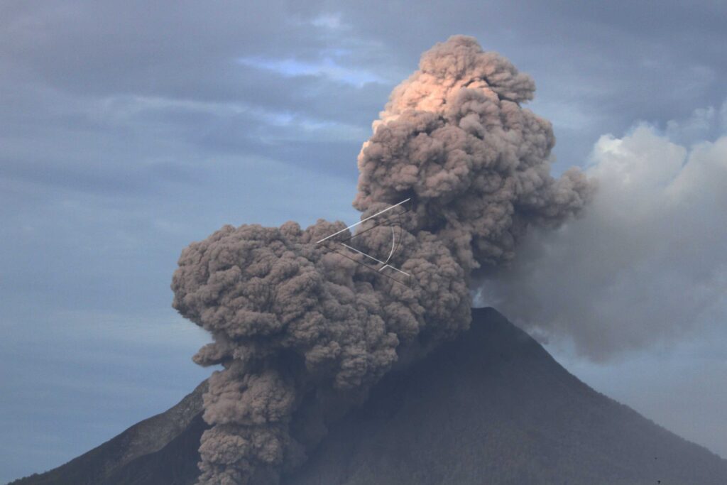 The Eruption of Mount Sinabung