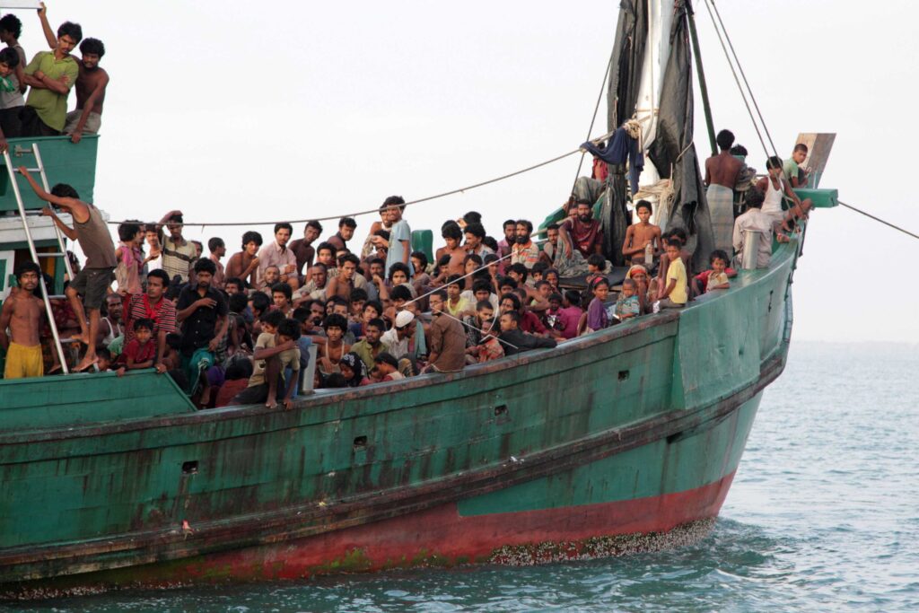 ROHINGYA IMMIGRANTS STRANDED IN ACEH