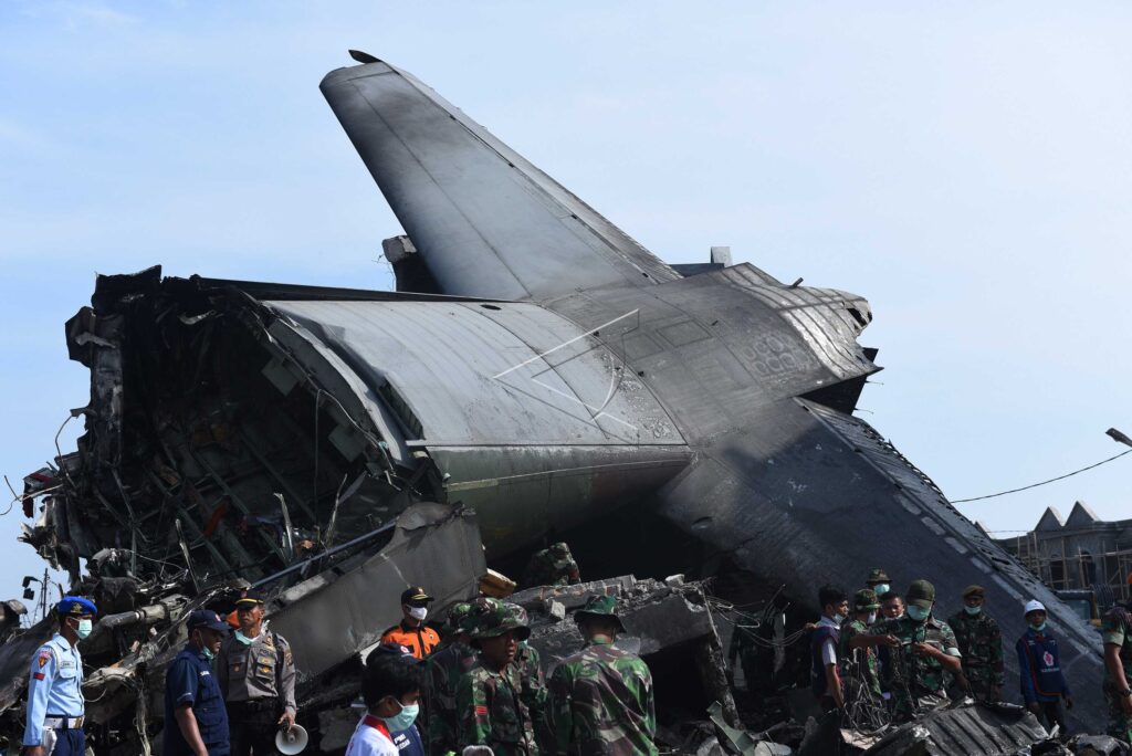 HERCULES AIRPLANE ACCIDENT IN MEDAN