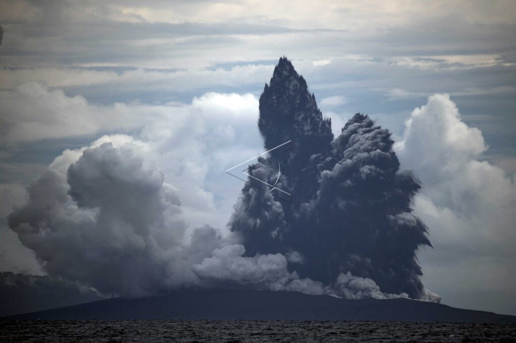 ERUPTION OF ANAK KRAKATAU MOUNTAIN