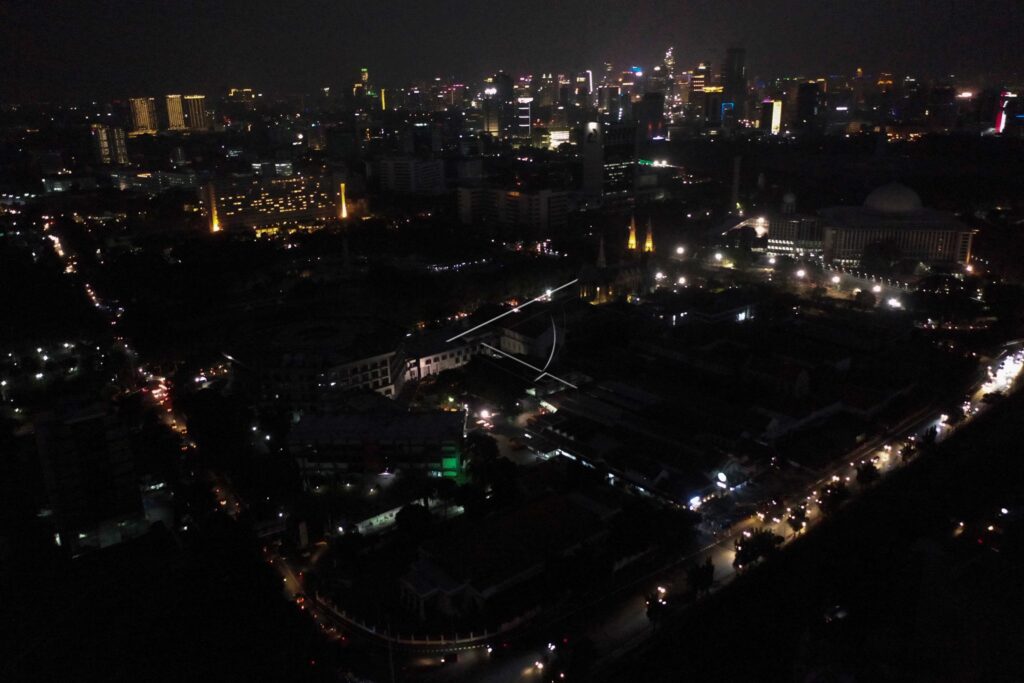 BLACKOUT IN JAKARTA