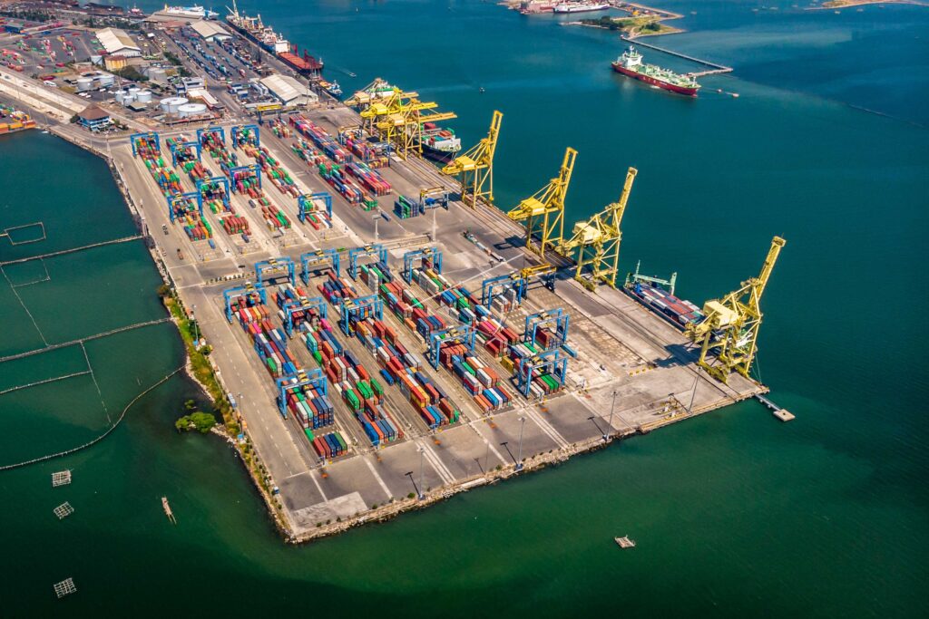 CONTAINER TERMINAL IN TANJUNG EMAS PORT