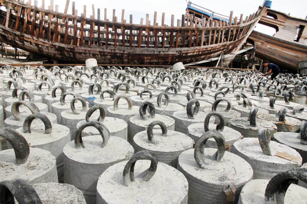 FISH AGGREGATING DEVICE (FAD) BALLAST STONE