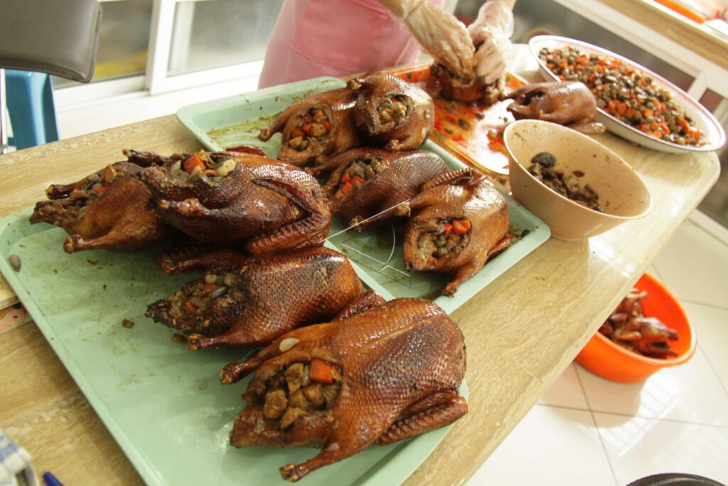 ONION DUCK DURING CHINESE NEW YEAR