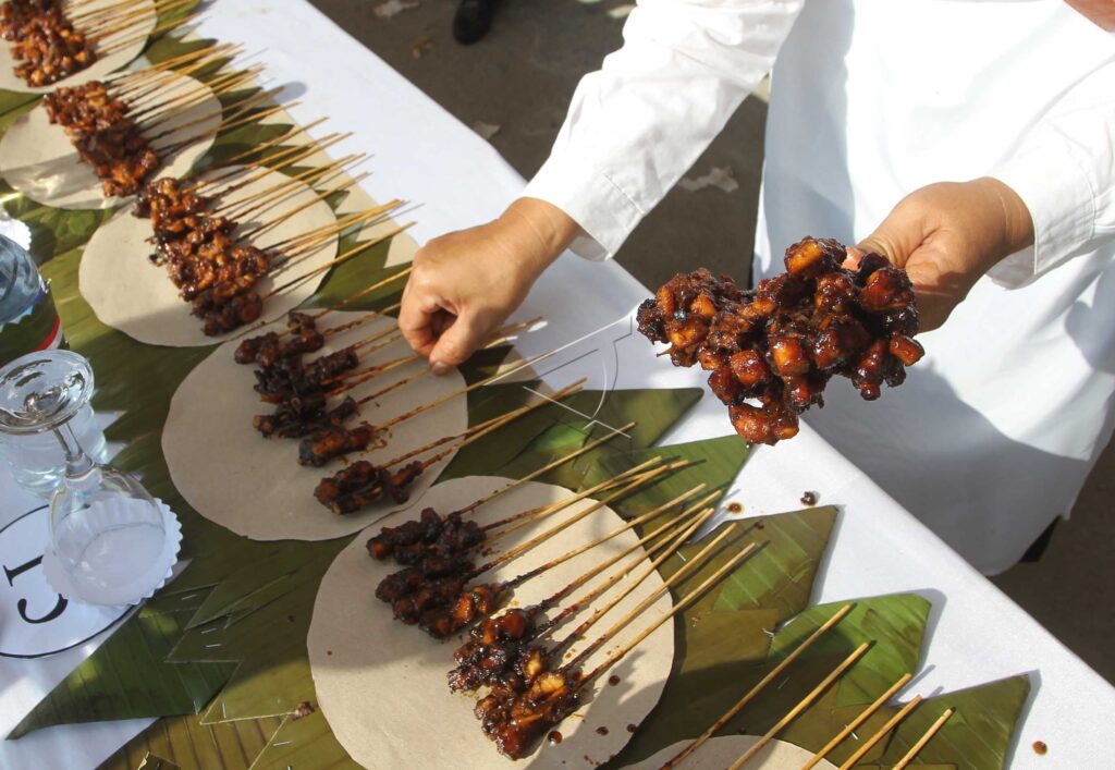LARGEST SERVING OF OCTOPUS SATAY IN MURI