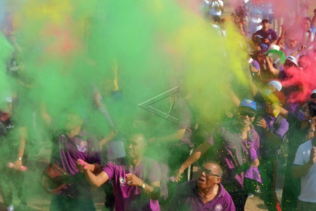 COLOR RUN FOR LABOR FUN IN BALI