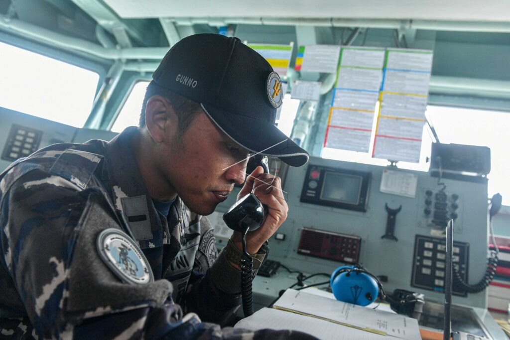 KRI USMAN HARUN-359 OPERASI SIAGA TEMPUR LAUT NATUNA 2020
