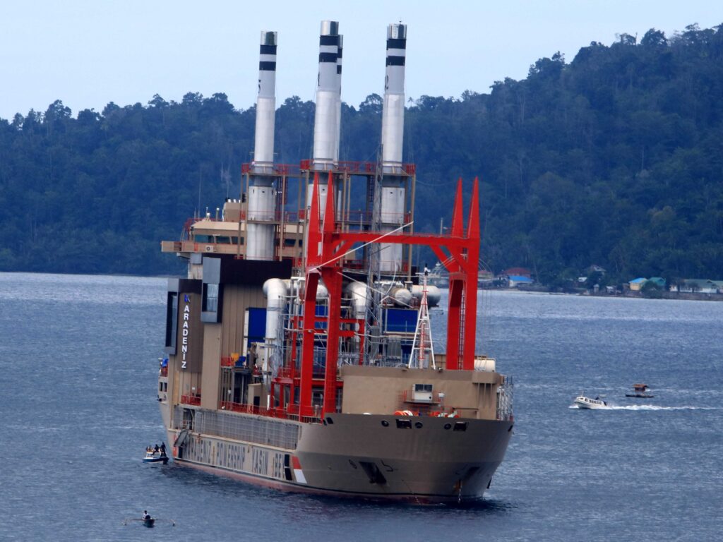 Turkey Owned Power Plant Ship