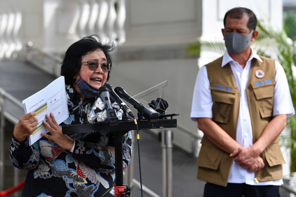 KONFERENSI PERS ANTISIPASI KARHUTLA