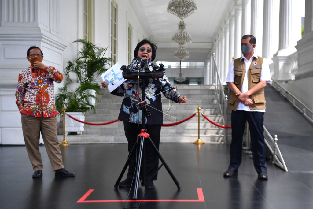 KONFERENSI PERS ANTISIPASI KARHUTLA