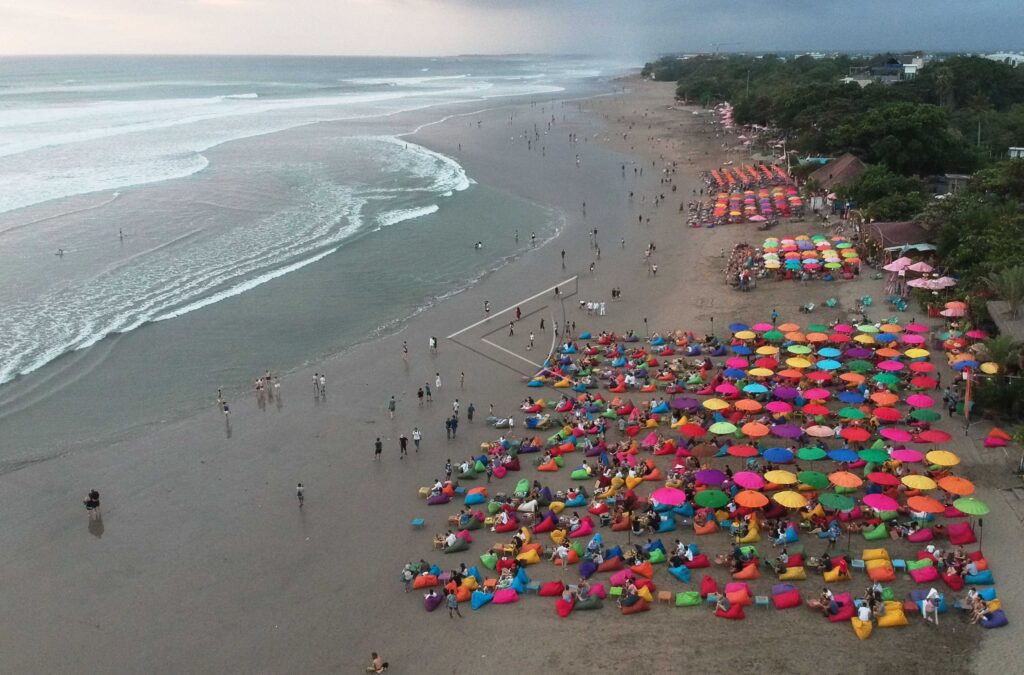 DOUBLE SIX BEACH IN SEMINYAK BALI