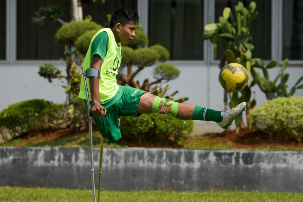 LATIHAN JELANG PIALA ASIA AMPUTEE FOOTBALL
