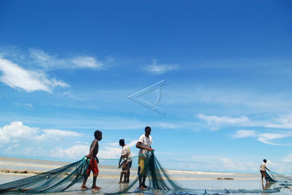 SHRIMP FISHERMAN IN MERAUKE
