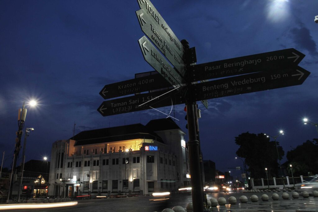 NOL KILOMETER YOGYAKARTA SAAT PANDEMI COVID-19