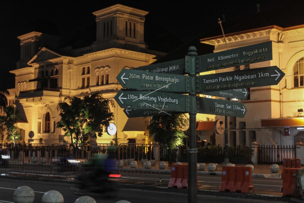 NOL KILOMETER YOGYAKARTA SAAT PANDEMI COVID-19