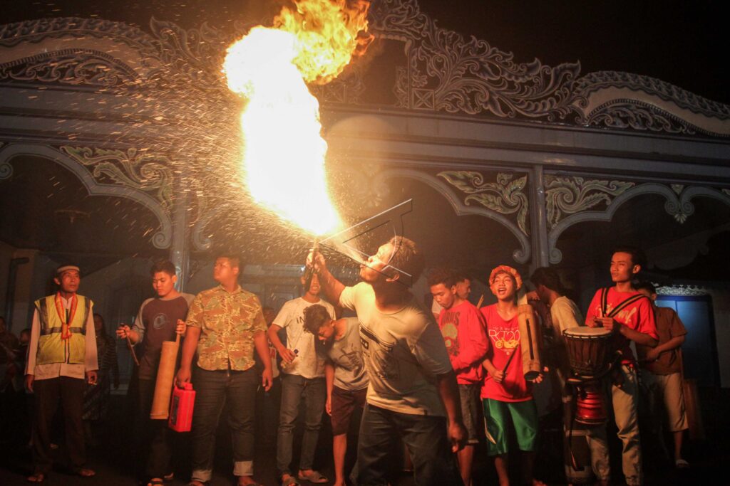Torch Parade On The Last Day of Ramadan