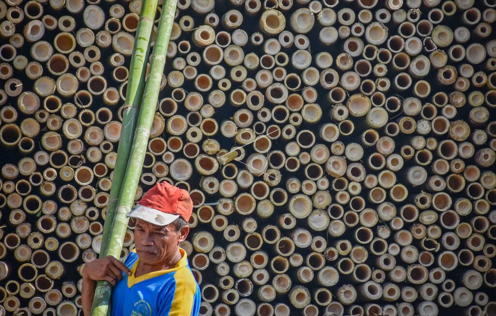 BAMBOO TRADERS IN LOMBOK