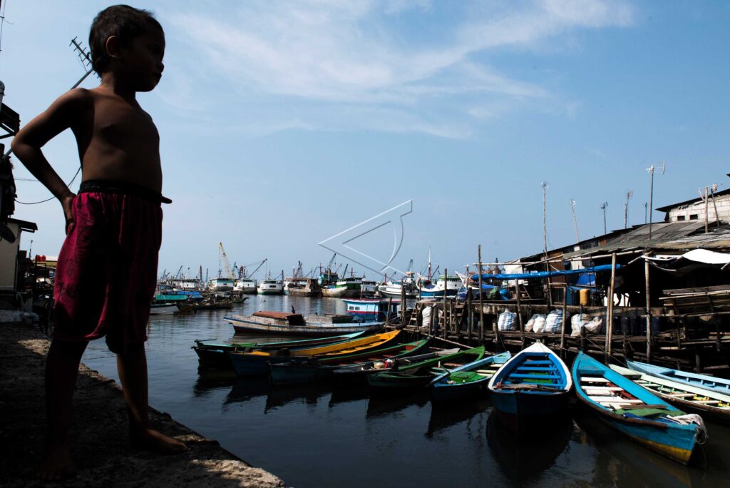 THE DENSELY POPULATED VILLAGE OF PASAR IKAN