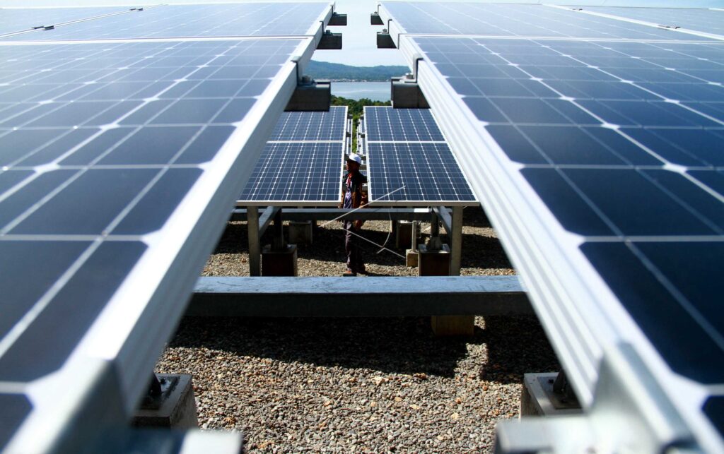 The Solar Power Plant of Karampuang Island