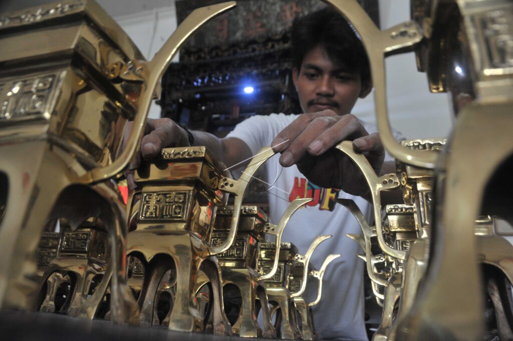 PERSIAPAN OBJEK WISATA KAMPUNG KAPITAN JELANG IMLEK