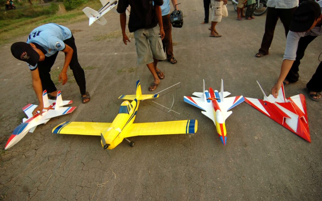 ASSEMBLED AEROMODELLING AIRCRAFT