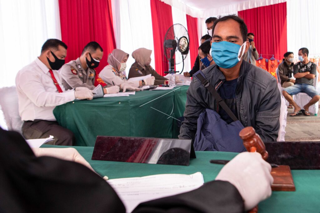 SIDANG OPERASI YUSTISI PROTOKOL KESEHATAN