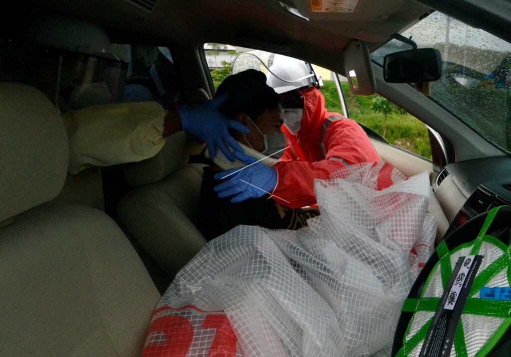 SIMULASI PENANGANAN KECELAKAAN DI JALAN TOL