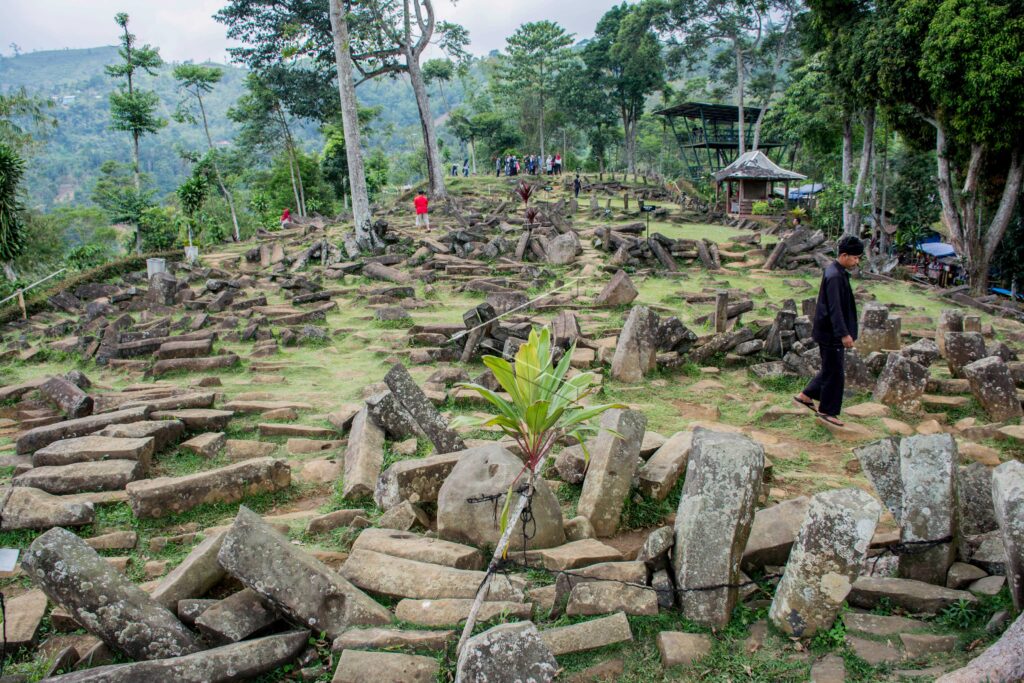 MEGALITHS SITE ON MOUNT PADANG