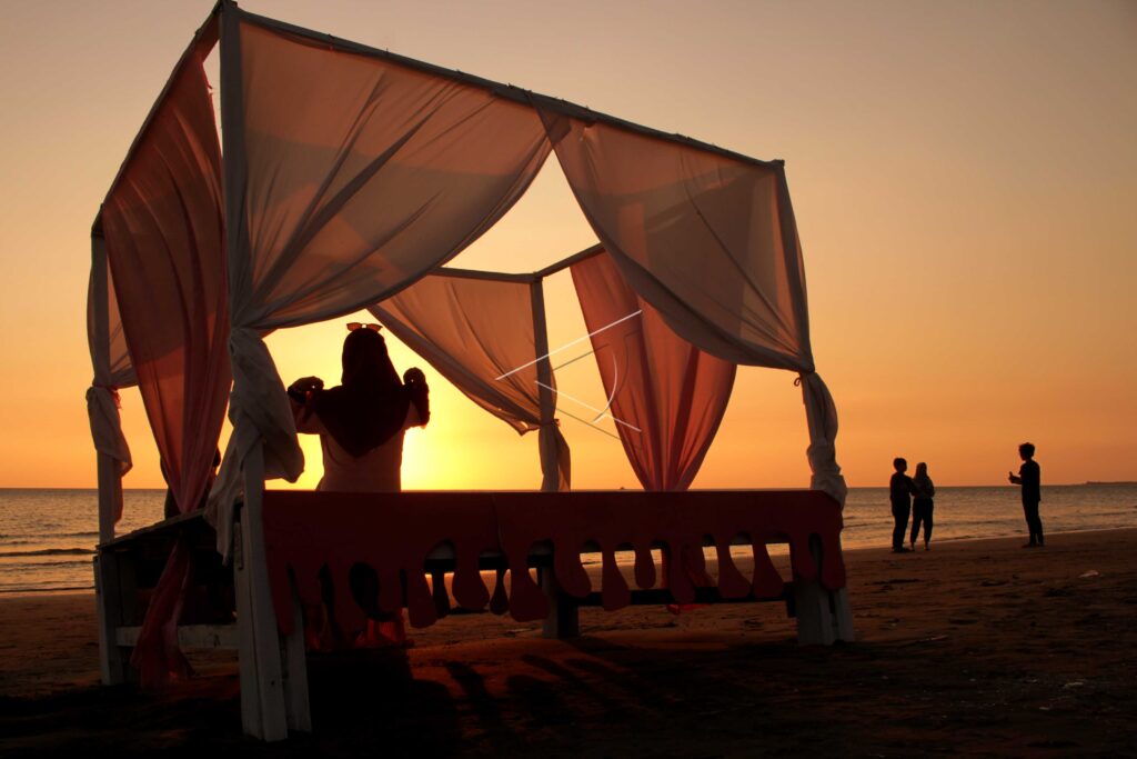 SUNSET AT TOPEJAWA BEACH