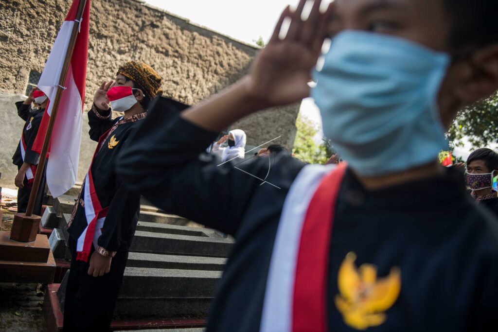 UPACARA HUT RI DI MAKAM PERINTIS KEMERDEKAAN