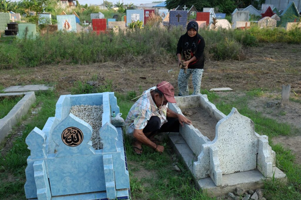 GRAVE VISITING AHEAD OF RAMADAN